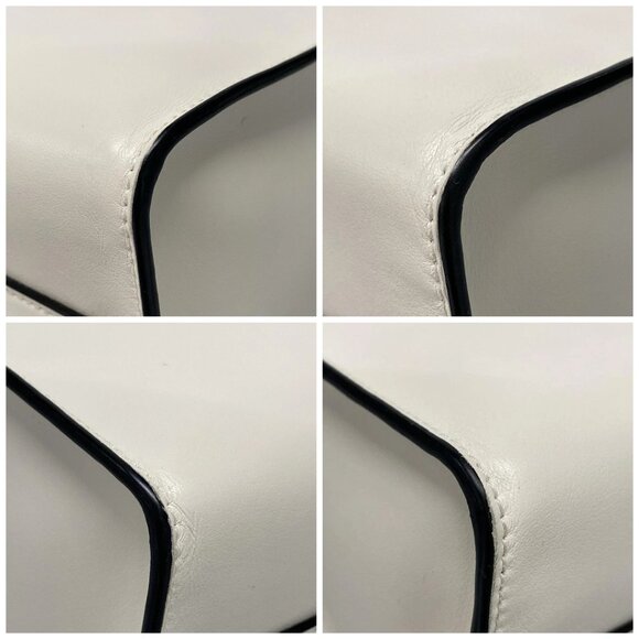 Auth PRADA - 1BG382 White Soft Calf Leather Tote Bag - Picture 16 of 16